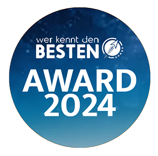Award Logo Wer kennt den Besten 2024